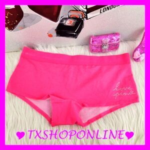 ❣️👙{Victoria's Secret} Love Pink bling logo shortie pantie❣️👙 NWT